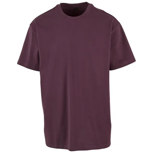 Build Your Brand Pánske tričko Heavy Oversize Tee - Slivková | XL