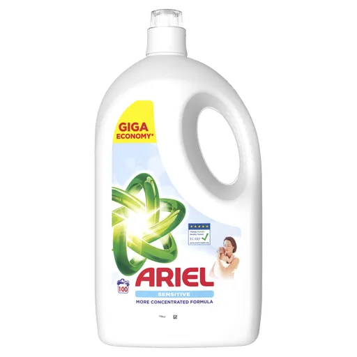 ARIEL Sensitive tekutý prací gél 100 praní 4,5 l
