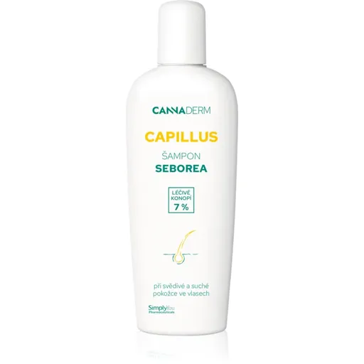 Cannaderm Capillus Seborea Shampoo bylinný šampón pre podráždenú pokožku hlavy 150 ml