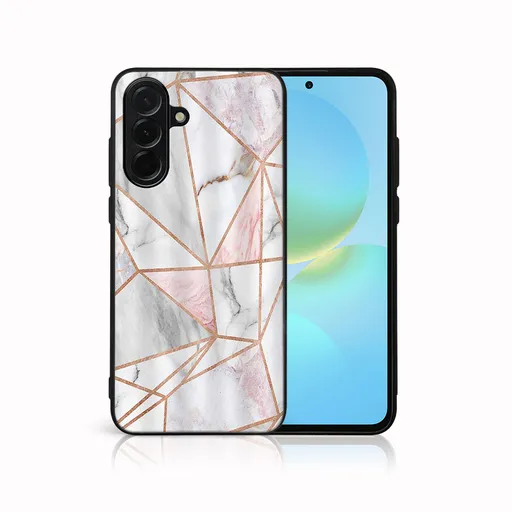 MY ART Ochranný kryt pre Samsung Galaxy A36 PINK MARBLE (143)