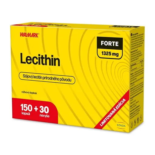 WALMARK Lecithin FORTE 1325 mg 180 kapsúl