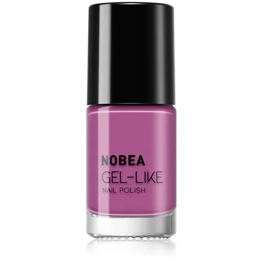 NOBEA Day-to-Day Gel-like Nail Polish lak na nechty s gélovým efektom odtieň #N70 Pink orchid 6 ml