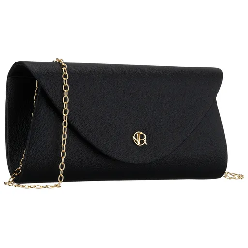 Dámska čierna listová kabelka z eko kože ROVICKY