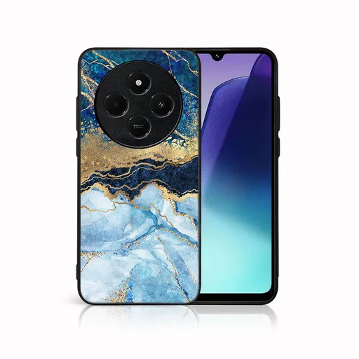 MY ART Ochranný kryt pre Xiaomi Redmi 14C / Poco C75 BLUE MARBLE (141)