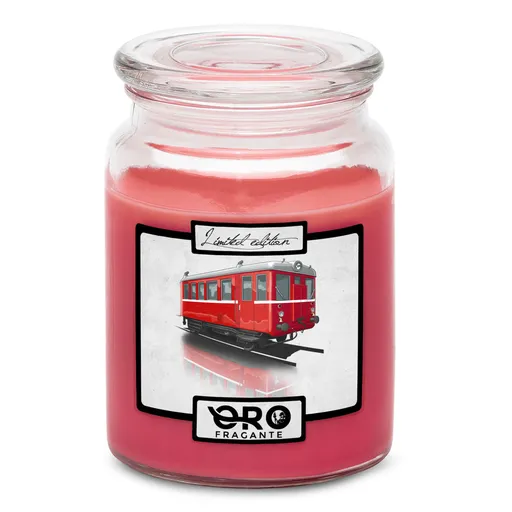 Sviečka Hurvínek – motorový vozeň 131.1 (Vôňa sviečky: Višne v čokoláde)