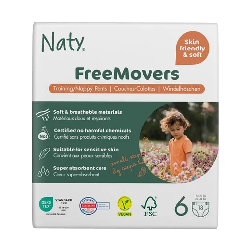 ECO BY NATY Naťahovacie plienkové nohavičky XL 16+ kg 18 kusov