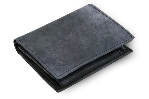 Modrá pánska kožená peňaženka v štýle JEANS 514-4562-97