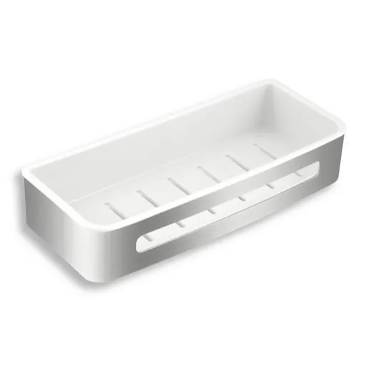 Novaservis Yacore polička biela/chróm 65568.4