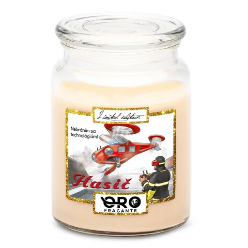 Sviečka Moderný hasič (Vôňa sviečky: Vanilka)