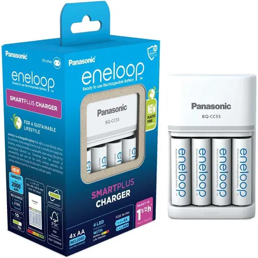 PANASONIC NAB. KJ55MCC40E 4xAA ENELOOP N, 2000 mAh pre AA/AAA (Blister 4ks + nab.)
