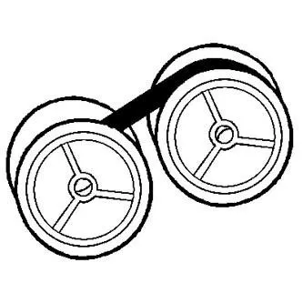 Páska pre písací stroj pre Triumpf Adler 1210, GR. 51U, čierna, textilná, 13/6, N