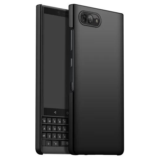 PLASTIC Ochranný plastový kryt pre BlackBerry Key 2 čierny