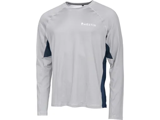 Westin tričko flats upf shirt mist grey - xl