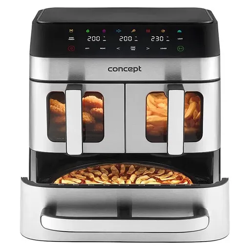 CONCEPT FR9000 Teplovzdušná fritéza pizza trio 18,5 l
