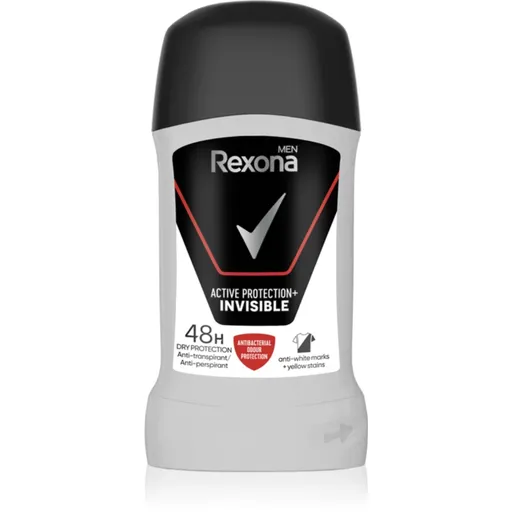 Rexona Active Protection+ Antiperspirant tuhý antiperspitant pre mužov Invisible 50 ml