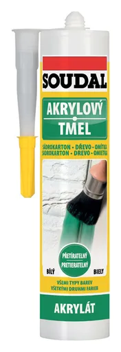 SOUDAL - Akrylový tmel soudal - biela 0,28 L
