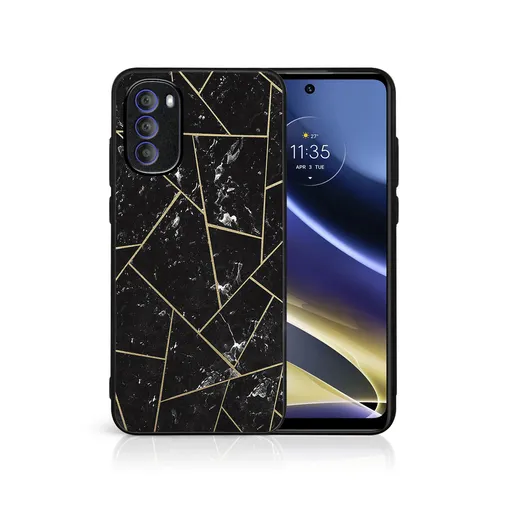 MY ART Ochranný kryt pre Motorola Moto G31 / G41 POLYGONAL (150)