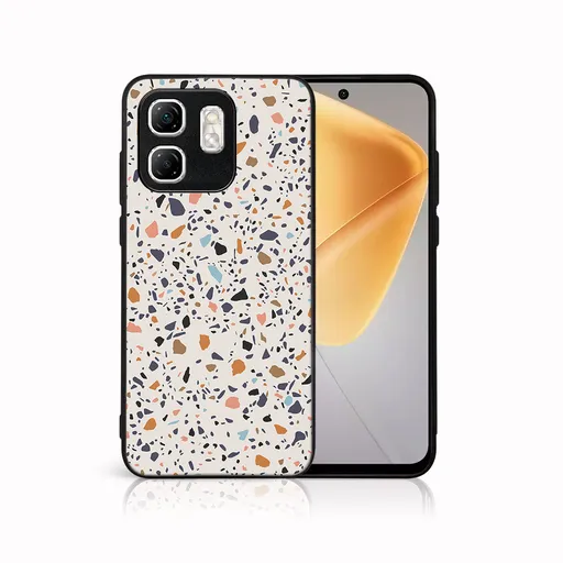 MY ART Ochranný kryt pre Infinix Hot 50i BEIGE TERRAZZO (162)