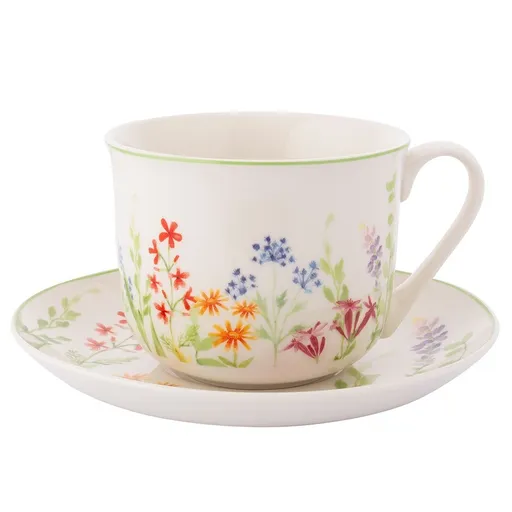 Altom Porcelánová jumbo šálka s podšálkou Nature Awakening 450 ml