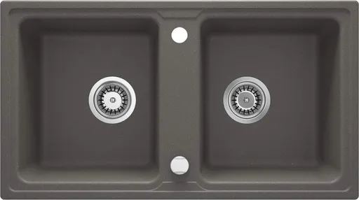 DEANTE DEANTE - Zorba antracit metalic - Granitový drez, 2 - bowl ZQZ_T203