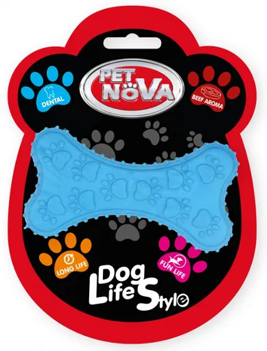 Petnova hračky pre zvieratá DENTBONE BLUE hračka pre psov 10,5 cm