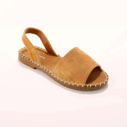 Ploché sandále s otvorenou špičkou