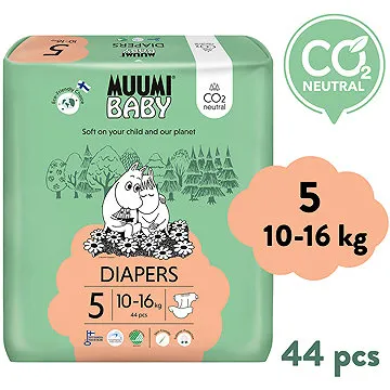 MUUMI BABY Maxi+ veľ. 5 (44 ks) (6414100587455)