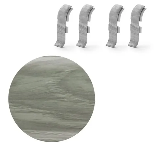 Spojka k soklu Naturel chateau , PVC dĺžka 0,5 cm, výška hrany 56 mm, NATNGTF99