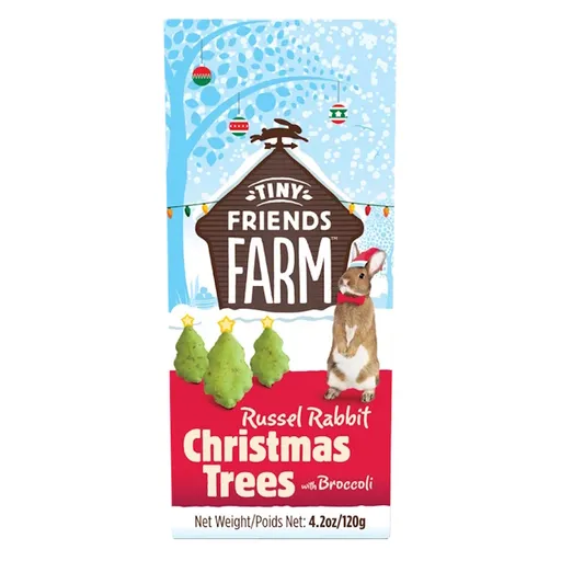 SUPREME Tiny Friends Farm Christmas trees maškrty s brokolicou 120 g