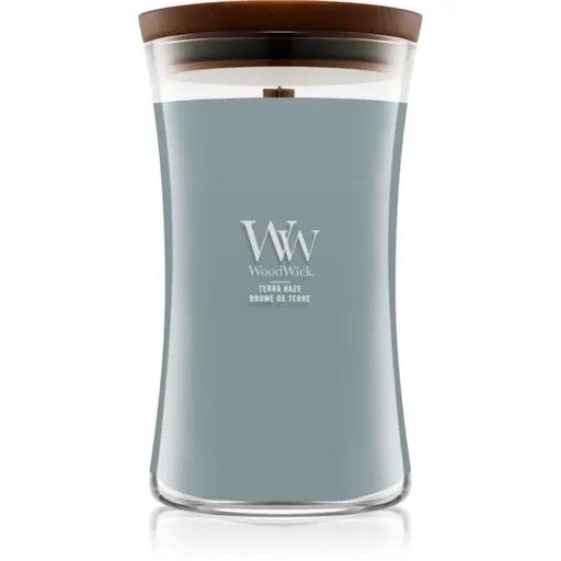Woodwick Terra Haze vonná sviečka s dreveným knotom 610 g