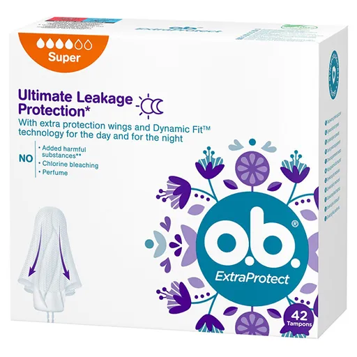 O.B. ExtraProtect Super tampóny 42 ks