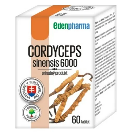 EDENPHARMA Cordyceps sinensis 6000 tablety 60 ks