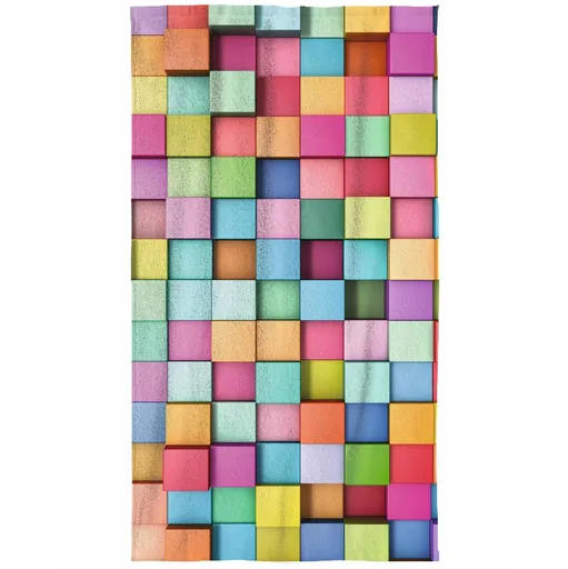 Osuška Farebné kocky 70x140