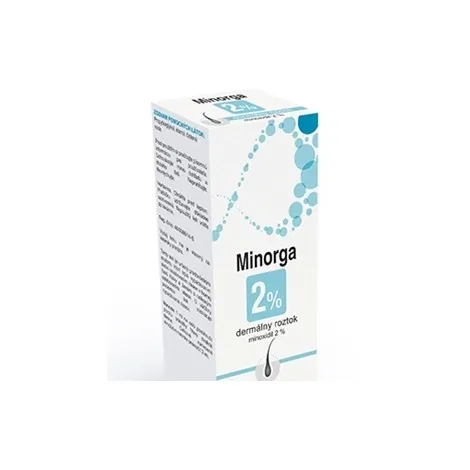 Minorga 2 % dermálny roztok 60 ml