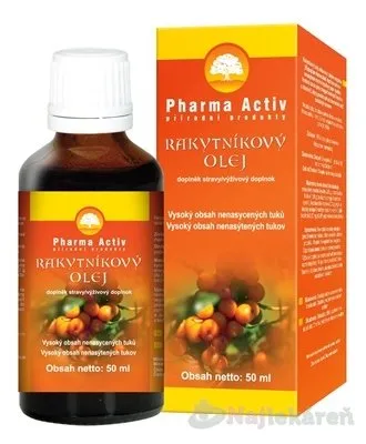 Pharma Activ Rakytníkový olej kvapky 50 ml