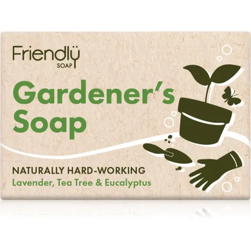 Friendly Soap Gardener's Soap prírodné tuhé mydlo na tvár, telo a vlasy 95 g