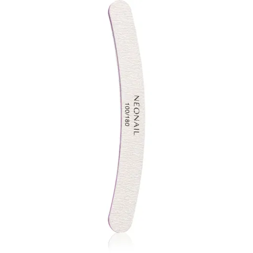 NEONAIL Nail File Curved pilník na nechty 100/180 1 ks