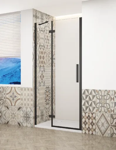 GELCO TRINITY BLACK dvere do niky ľavé, 1200 číre sklo, GT1212CL-B GT1212CL-B