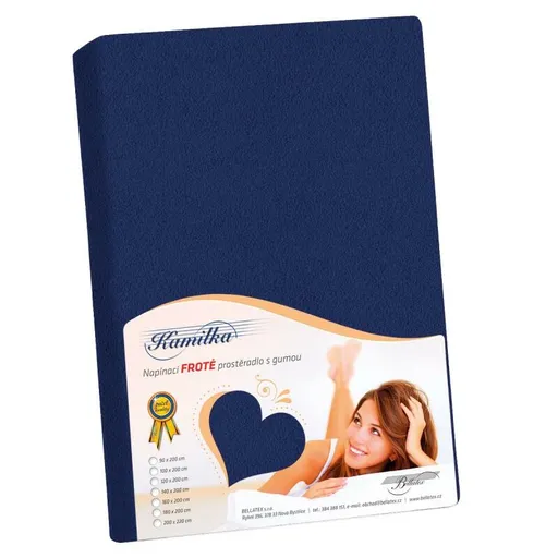 Bellatex Froté plachta námořnická modrá, 180 x 200cm, 180 x 200 cm