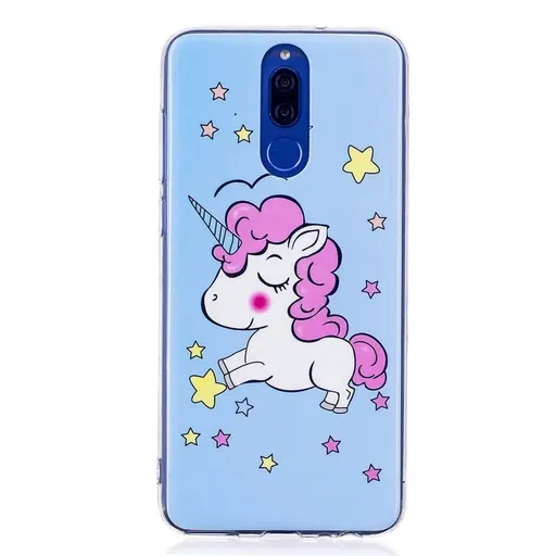 ART TPU Svietiaci obal Huawei Mate 10 Lite UNICORN modrý