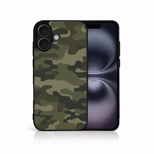 MY ART Ochranný kryt pre Apple iPhone 16 Plus GREEN CAMO (235)