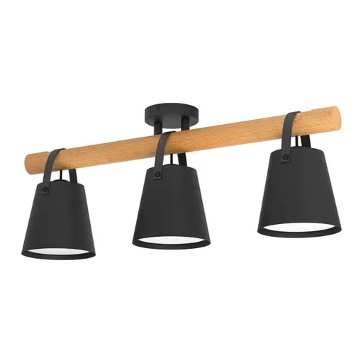 Stropné osvetlenie Eglo BOYLE čierna 43635