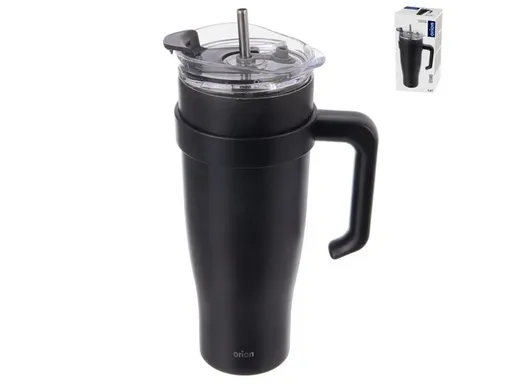 Termohrnček ORION Termo 1,2l Black