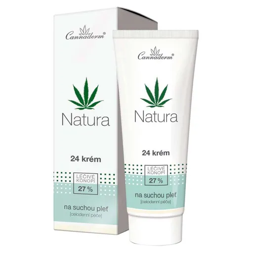 CANNADERM Natura celodenný 24 krém na suchú pleť 75 g