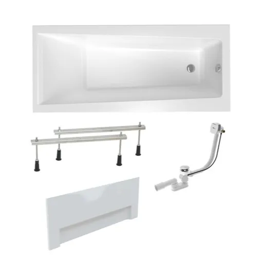 Obdĺžniková vaňa Laguna Idea Plus 170x75 cm akrylát ľavá aj pravá SIKOID1700APNPC