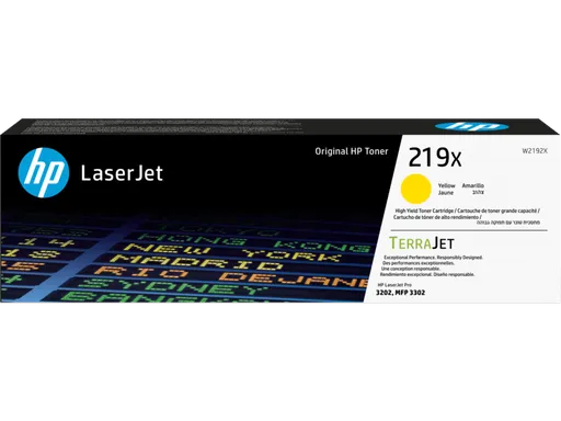 HP 219X W2192X žltý (yellow) originálny toner