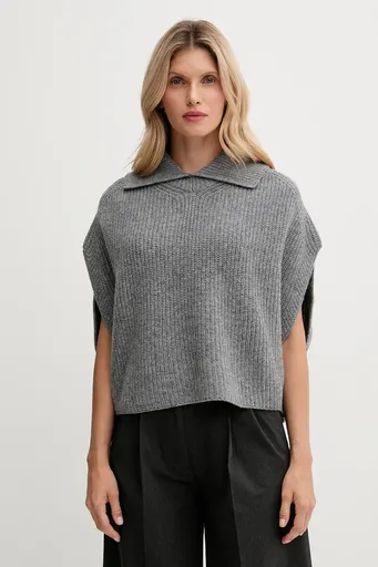 Pončo s prímesou vlny United Colors of Benetton