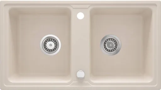 DEANTE DEANTE - Zorba beige - Granitový drez, 2 - bowl ZQZ_5203