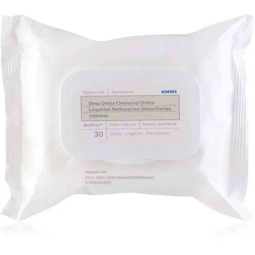Korres Olympus Tea čistiace a odličovacie obrúsky 30 ks