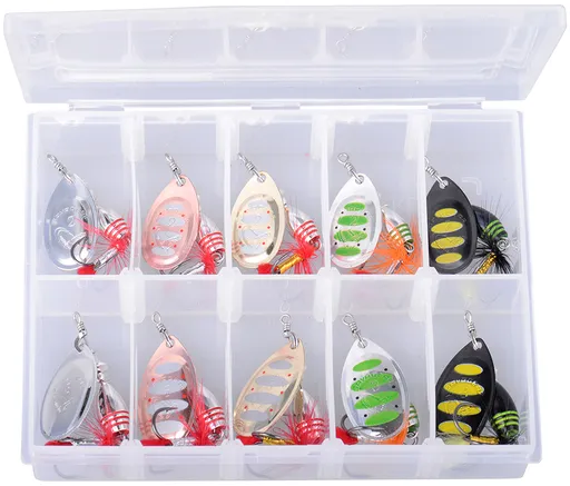 Savage gear rotačky rotex spinner kit 1 2a 2 5,5 g sinking 10 ks